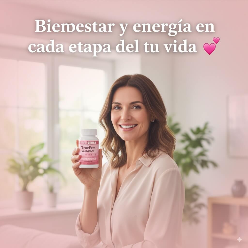 TrueFem Balance – Cápsulas para el Equilibrio Hormonal y Bienestar Femenino (60 Cápsulas)