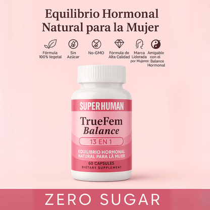TrueFem Balance – Cápsulas para el Equilibrio Hormonal y Bienestar Femenino (60 Cápsulas)