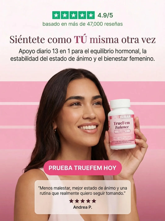 TrueFem Balance – Cápsulas para el Equilibrio Hormonal y Bienestar Femenino (60 Cápsulas)